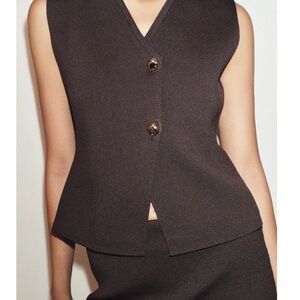 Zara Dark Brown Top